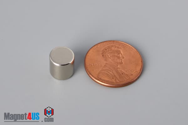 5/16" dia. x 5/16" N52 Neodymium Cylinder Magnet