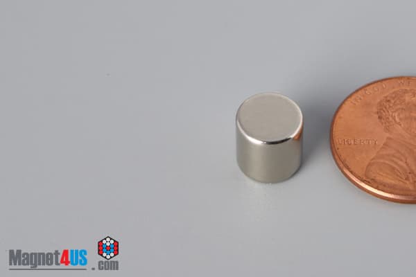 5/16" dia. x 5/16" N52 Neodymium Cylinder Magnet - photo 3