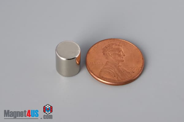 5/16" dia. x 3/8" N40 Neodymium Cylinder Magnet