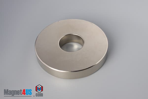 3" od x 1" id x 1/2" N45 Neodymium Ring Magnet - photo 2