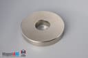 3" od x 1" id x 1/2" N45 Neodymium Ring Magnet - photo 2