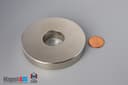 3" od x 1" id x 1/2" N45 Neodymium Ring Magnet - photo 1