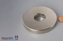 3" od x 1" id x 1/2" N45 Neodymium Ring Magnet - photo 3
