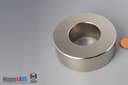 3" od x 1 1/2" id x 1" N45 Neodymium Ring Magnet - photo 3