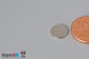 3/8" dia. x 1/32" N40 Neodymium Disc Magnet - photo 3