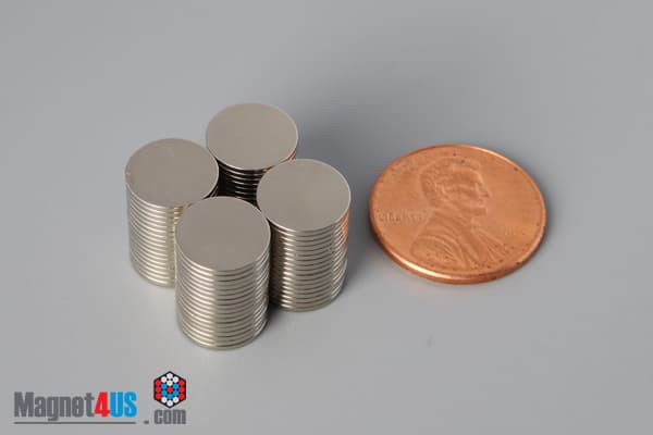 3/8" dia. x 1/32" N40 Neodymium Disc Magnet - photo 5