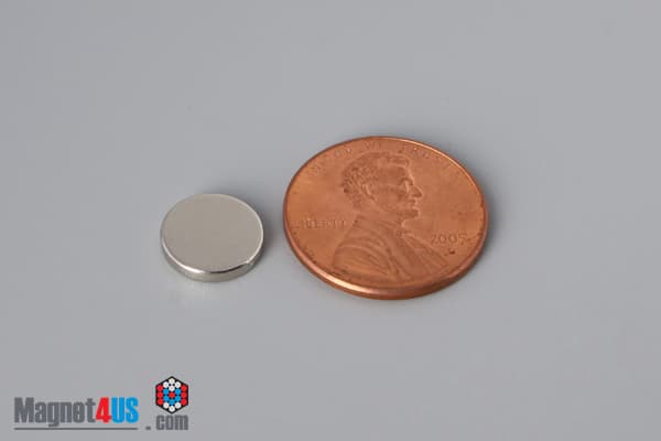 3/8" dia. x 1/16" N40 Neodymium Disc Magnet - photo 1