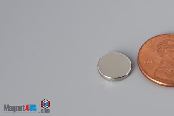 3/8" dia. x 1/16" N40 Neodymium Disc Magnet - photo 3