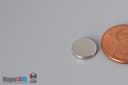 3/8" dia. x 1/16" N40 Neodymium Disc Magnet - photo 3
