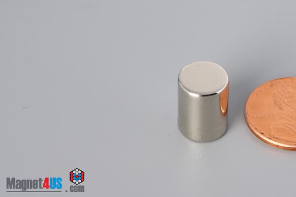3/8" dia. x 1/2" N52 Neodymium Cylinder Magnet - photo 3
