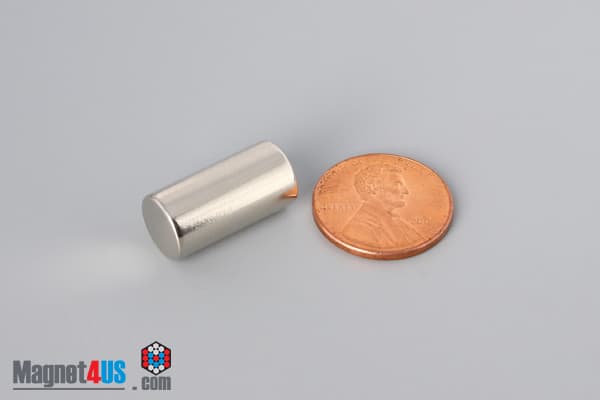 3/8" dia. x 3/4" N40 Neodymium Cylinder Magnet - photo 1