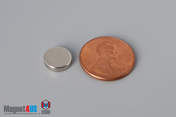 3/8" dia. x 3/32" N40 Neodymium Disc Magnet - photo 1