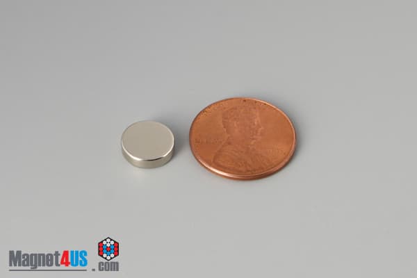 3/8" dia. x 1/10" N40 Neodymium Disc Magnet - photo 1