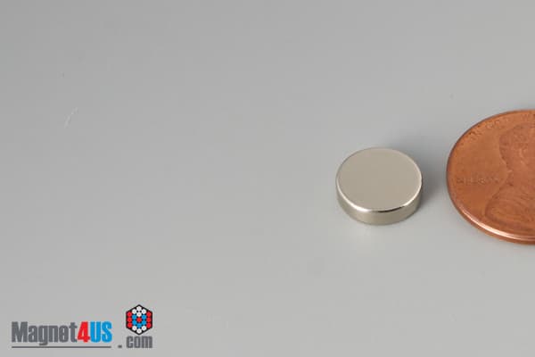 3/8" dia. x 1/10" N40 Neodymium Disc Magnet - photo 3