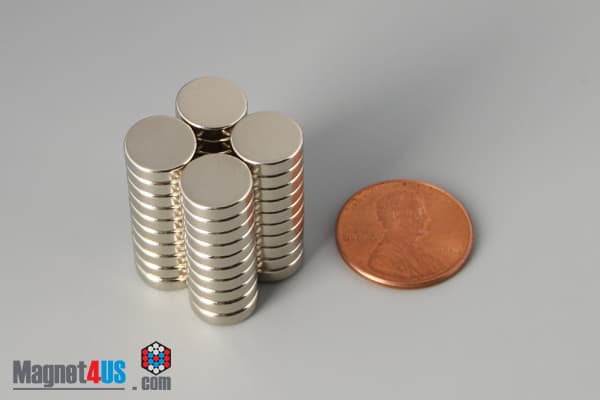 3/8" dia. x 1/10" N40 Neodymium Disc Magnet - photo 5