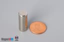 3/8" dia. x 1" N40 Neodymium Cylinder Magnet - photo 1