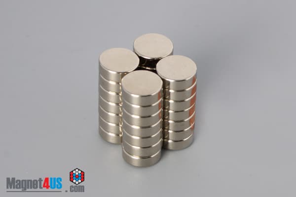 3/8" dia. x 1/8" N45 Neodymium Disc Magnet - photo 4