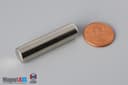 3/8" dia. x 1 1/2" N45 Neodymium Cylinder Magnet - photo 1