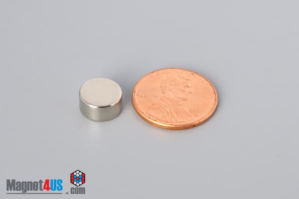 3/8" dia. x 3/16" N40 Neodymium Disc Magnet - photo 1