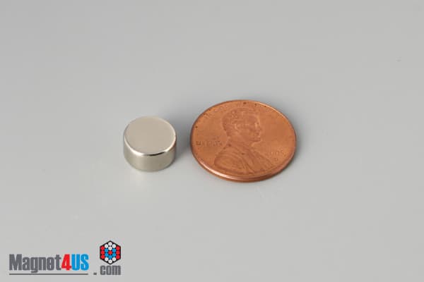 3/8" dia. x 2/10" N40 Neodymium Disc Magnet - photo 1