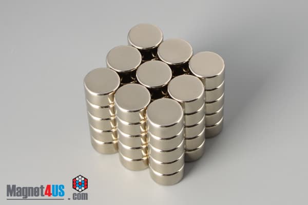 3/8" dia. x 2/10" N40 Neodymium Disc Magnet - photo 4