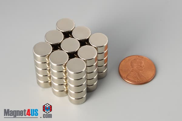 3/8" dia. x 2/10" N40 Neodymium Disc Magnet - photo 5