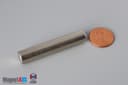 3/8" dia. x 2" N45 Neodymium Cylinder Magnet - photo 1