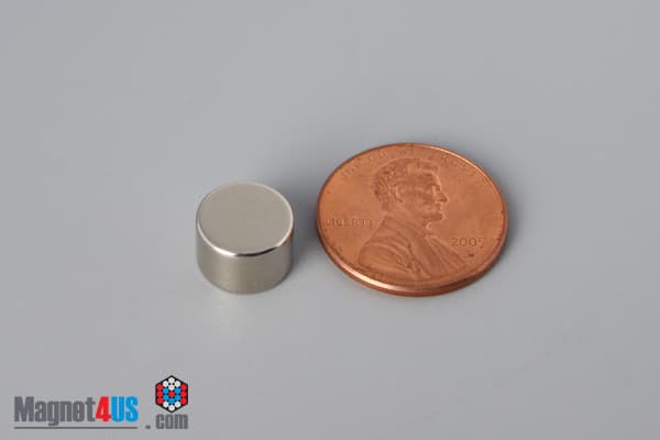 3/8" dia. x 1/4" N40 Neodymium Disc Magnet