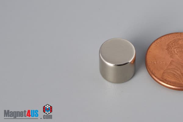 3/8" dia. x 5/16" N45 Neodymium Disc Magnet - photo 3