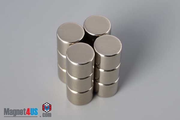3/8" dia. x 5/16" N45 Neodymium Disc Magnet - photo 4