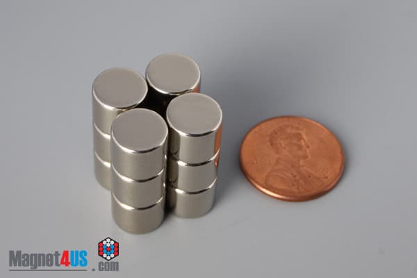 3/8" dia. x 5/16" N45 Neodymium Disc Magnet - photo 5