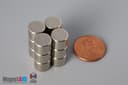 3/8" dia. x 5/16" N45 Neodymium Disc Magnet - photo 5