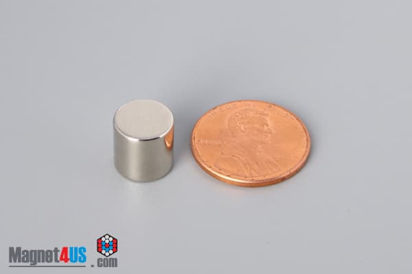 3/8" dia. x 3/8" N52 Neodymium Cylinder Magnet