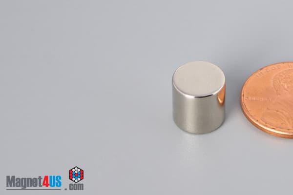 3/8" dia. x 3/8" N52 Neodymium Cylinder Magnet - photo 3