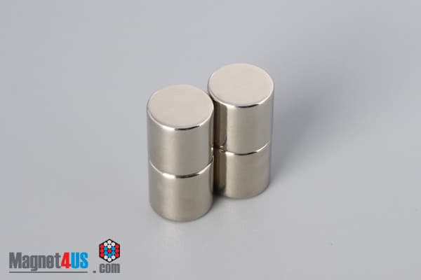 3/8" dia. x 3/8" N52 Neodymium Cylinder Magnet - photo 4