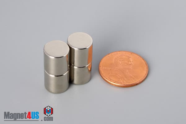 3/8" dia. x 3/8" N52 Neodymium Cylinder Magnet - photo 5