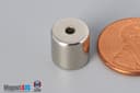 3/8" od x 3/32" id x 3/8" N45 Neodymium Ring Magnet - photo 3