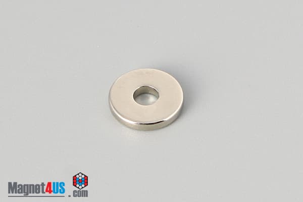 3/8" od x 1/8" id x 1/16" N40 Neodymium Ring Magnet - photo 2