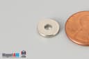 3/8" od x 1/8" id x 1/16" N40 Neodymium Ring Magnet - photo 3