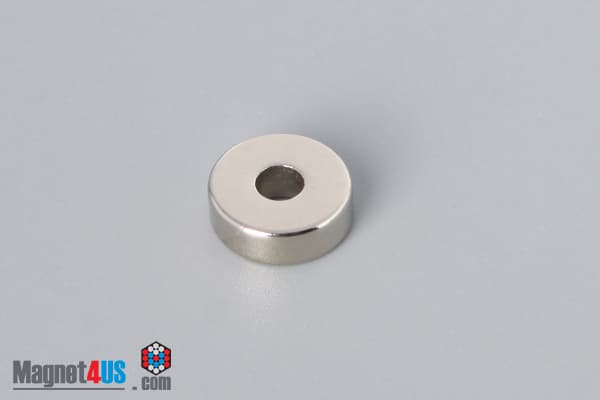 3/8" od x 1/8" id x 1/8" N40 Neodymium Ring Magnet - photo 2