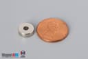 3/8" od x 1/8" id x 1/8" N40 Neodymium Ring Magnet - photo 1