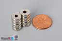3/8" od x 1/8" id x 1/8" N40 Neodymium Ring Magnet - photo 5