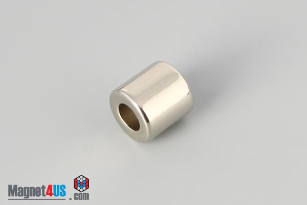 3/8" od x 3/16" id x 3/8" N40 Neodymium Ring Magnet - photo 2
