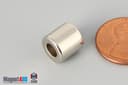 3/8" od x 3/16" id x 3/8" N40 Neodymium Ring Magnet - photo 3