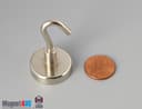 D1" x 1/4" #8-32 UNC 2B N38 Pot Magnet - photo 2