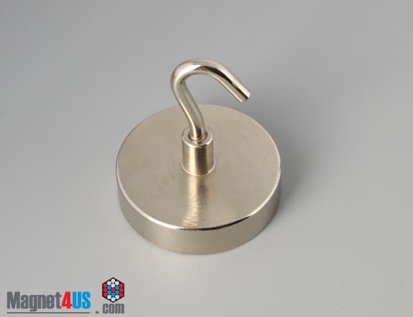 D1 1/2" x 3/8" #10-32 UNF 2B N38 Pot Magnet