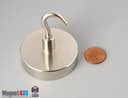 D2" x 1/2" #1/4"-20 UNC 2B N38 Pot Magnet - photo 2
