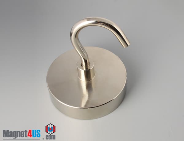 D3" x 3/4" #3/8"-16 UNC 2B N38 Pot Magnet