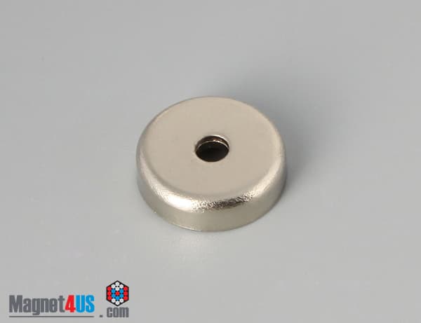 D0.63'' x 0.177'' #4 Screw N38 Pot Magnet