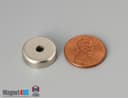 D0.63'' x 0.177'' #4 Screw N38 Pot Magnet - photo 2